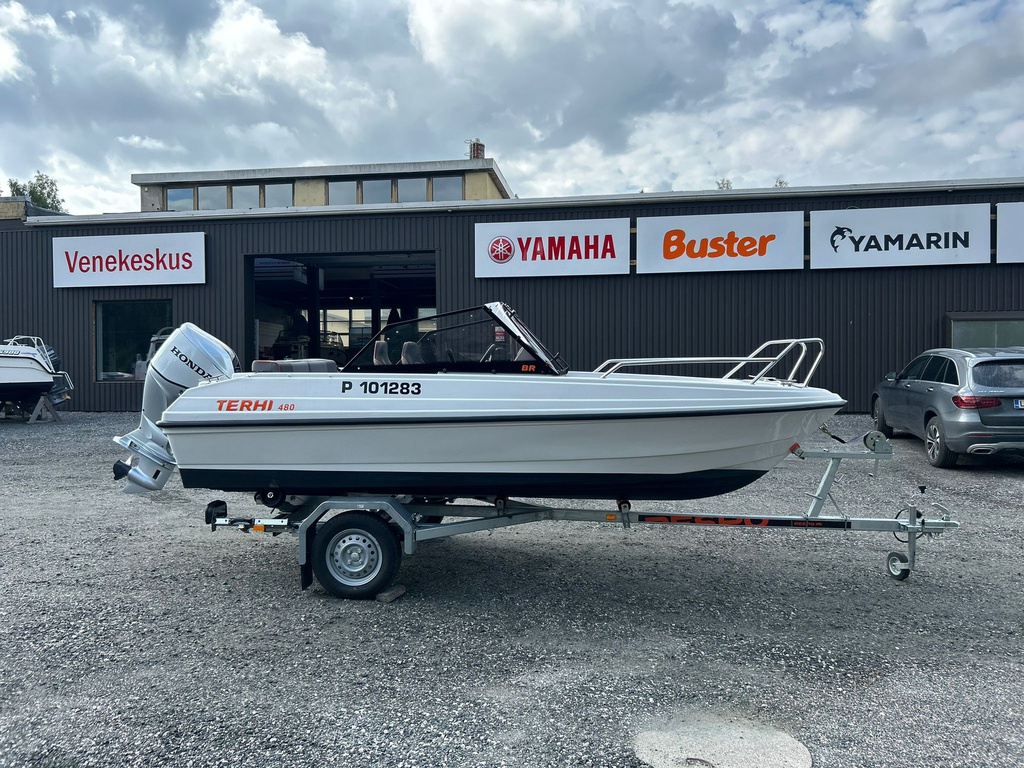 Terhi 480BR + Honda BF60