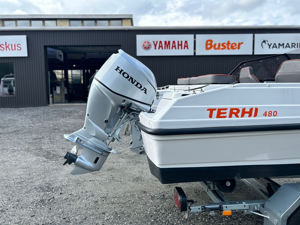 Terhi 480BR + Honda BF60