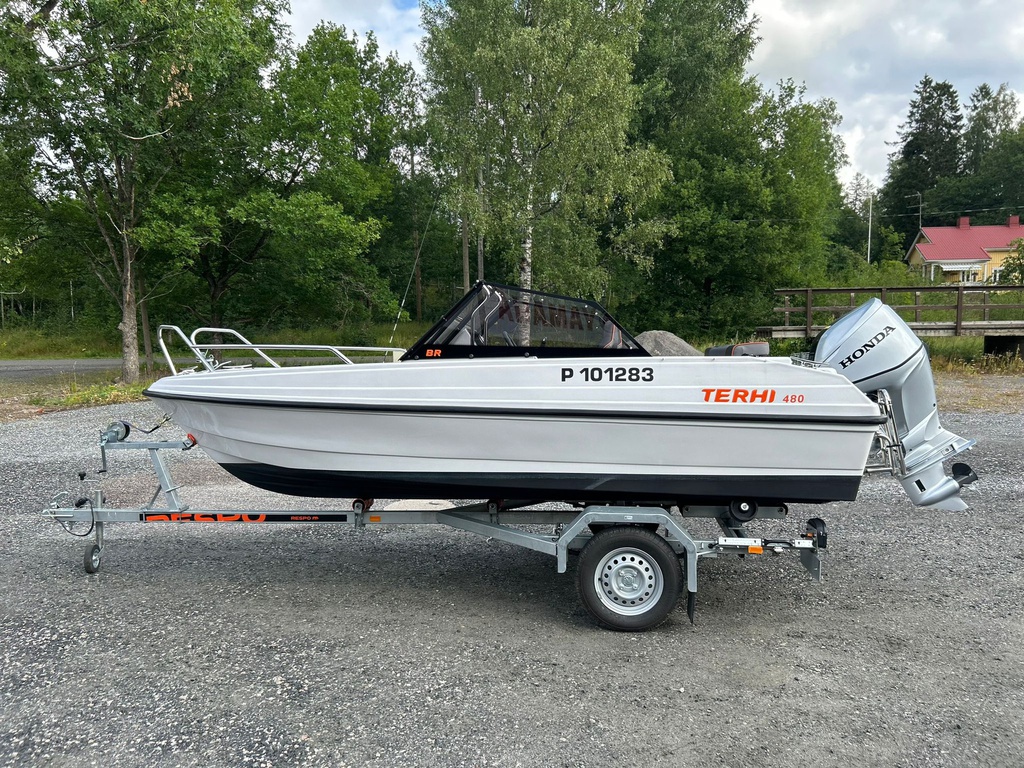 Terhi 480BR + Honda BF60