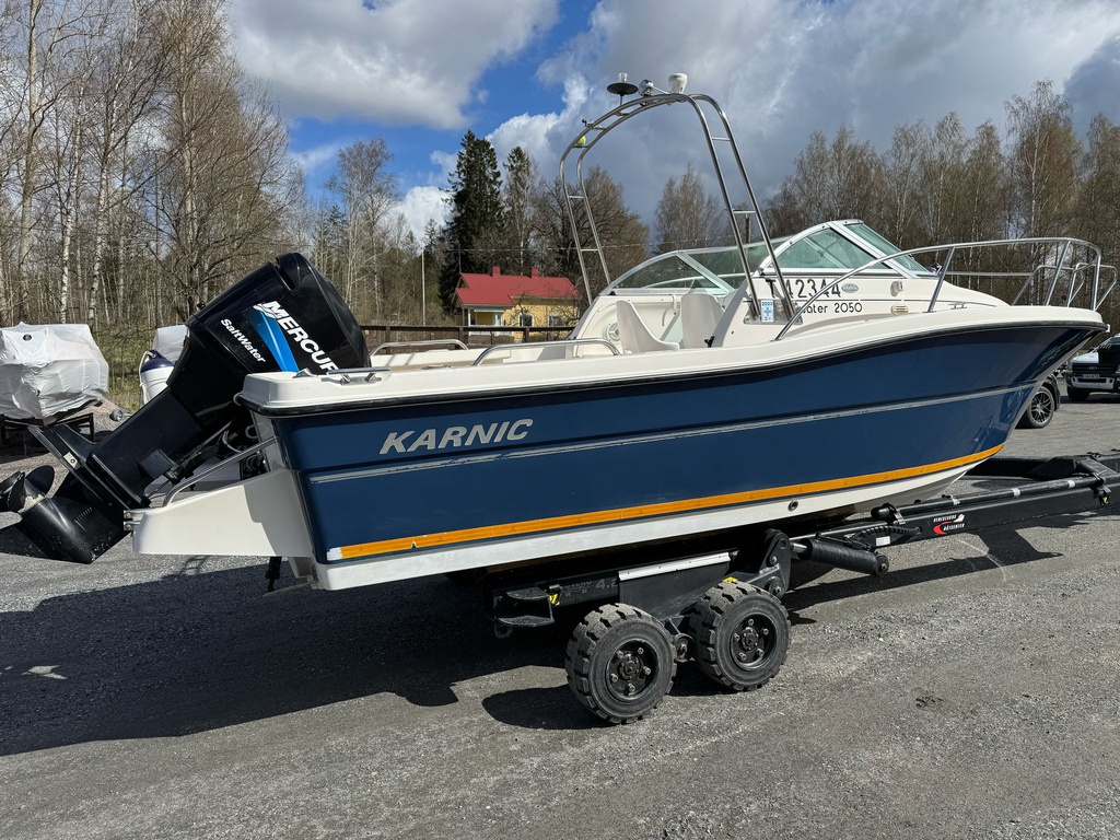 Karnic 5020 + Mercury Optimax 150