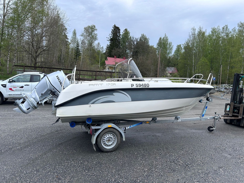 AMT 170R + Honda BF60 + Trailer
