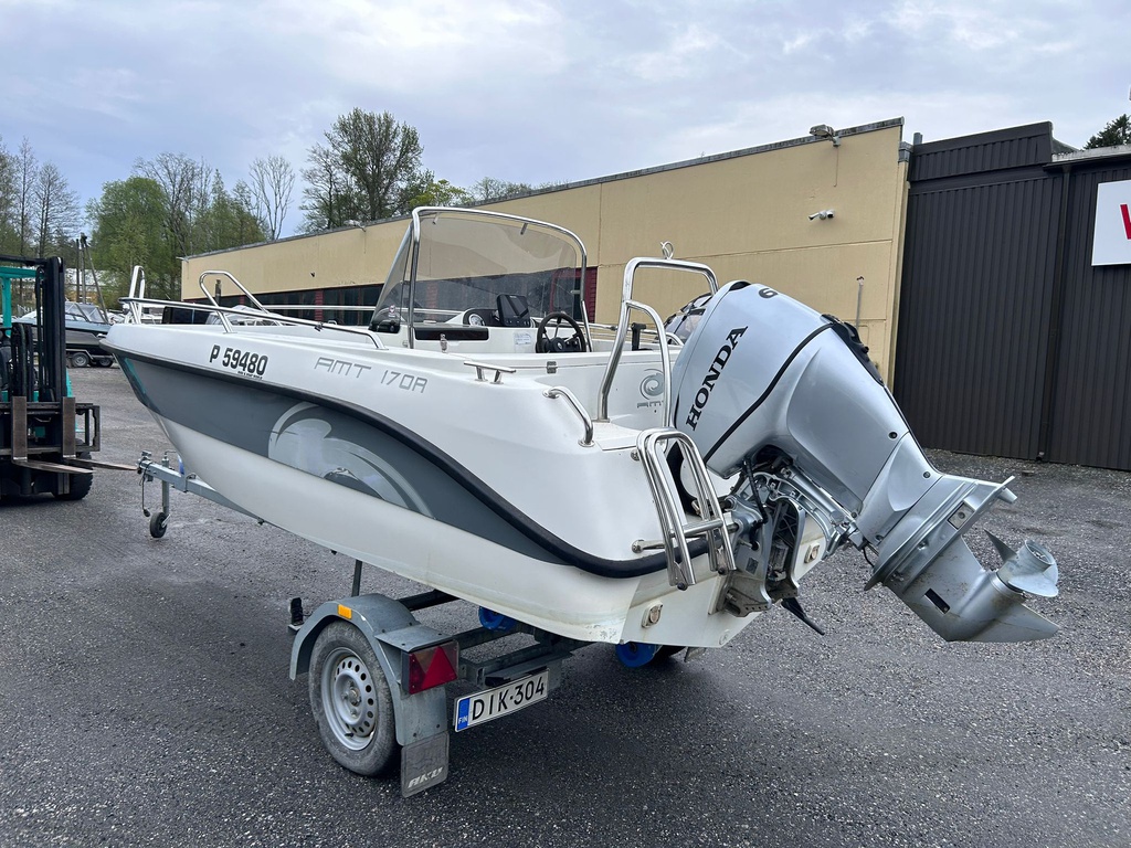 AMT 170R + Honda BF60 + Trailer