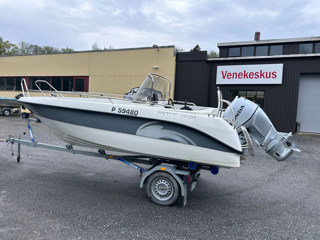 AMT 170R + Honda BF60 + Trailer