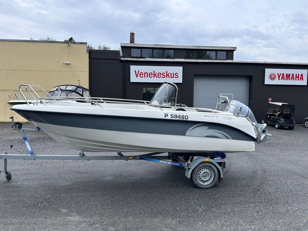 AMT 170R + Honda BF60 + Trailer