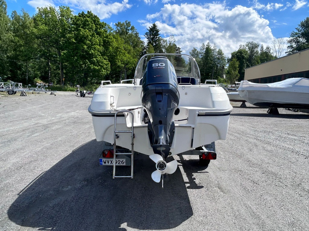 Yamarin 56SC + Yamaha F80 + Traileri